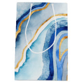 Kobalt Agate II Medium Cadeauzakje (Achterkant)