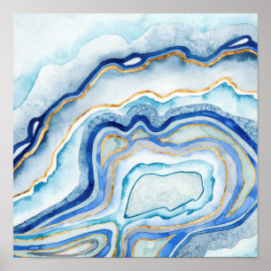 Kobalt Agate II Poster