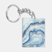 Kobalt Agate II Sleutelhanger (Voorkant Links)