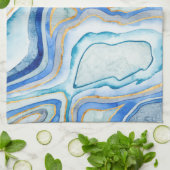 Kobalt Agate II Theedoek (Gevouwen)