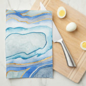 Kobalt Agate II Theedoek (Quarter Fold)