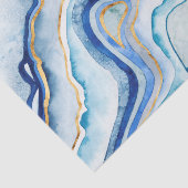 Kobalt Agate II Tissuepapier (Detail)