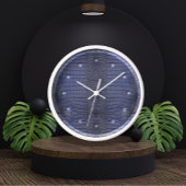 Kobalt Alligator Skin Large Clock