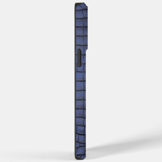 Kobalt Alligator Texture Print Case-Mate iPhone Case (Achterkant / Rechts)