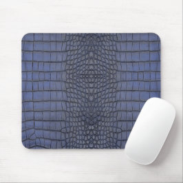 Kobalt Alligator Texture Print Muismat