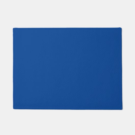 Kobalt blauw deurmat (Voorkant)