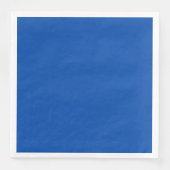 Kobalt Blauw Diner Papier servet (Voorkant)