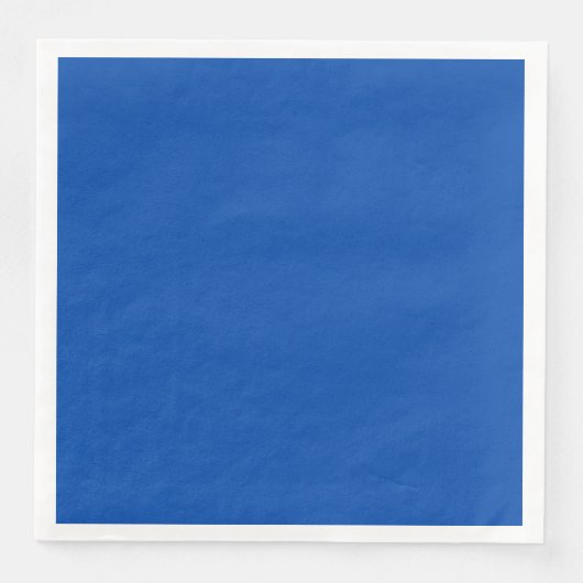 Kobalt Blauw Diner Papier servet (Voorkant)