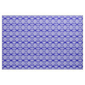 Kobalt blauw en wit stof (Fat Quarter)