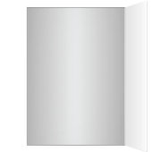 Kobalt Blauw en Zilver Bloemen Tafel Nummer Kaart (Binnen (Links))