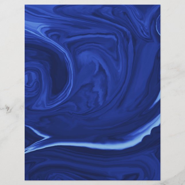 Kobalt blauwe achtergrond getextureerde handgemaak (Voorkant)