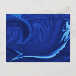 Kobalt blauwe achtergrond getextureerde handgemaak briefkaart