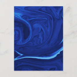 Kobalt blauwe achtergrond getextureerde handgemaak briefkaart