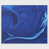 Kobalt blauwe achtergrond getextureerde handgemaak cadeaupapier (Vlak)