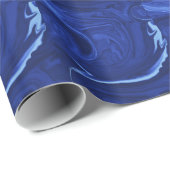 Kobalt blauwe achtergrond getextureerde handgemaak cadeaupapier (Rol Hoek)