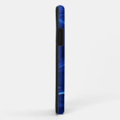 Kobalt blauwe achtergrond getextureerde handgemaak Case-Mate iPhone case (Achterkant/rechts)
