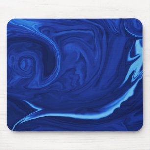 Kobalt blauwe achtergrond getextureerde handgemaak muismat