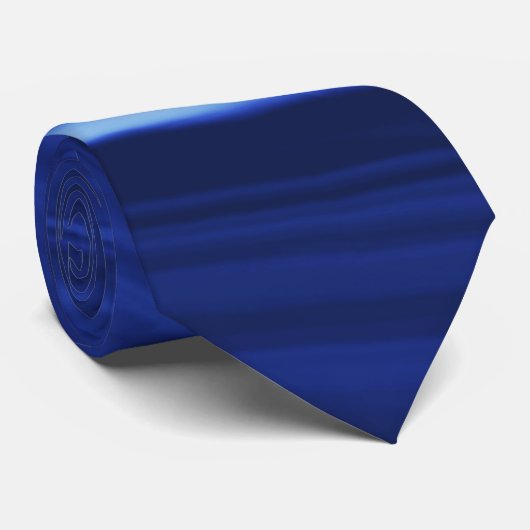 Kobalt blauwe achtergrond getextureerde handgemaak stropdas (Opgerold)