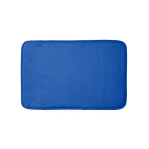 Kobalt blauwe vaste kleur badmat