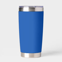 Kobalt blauwe vaste kleur geïsoleerde drinkbeker