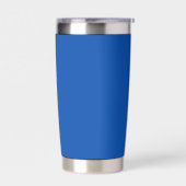 Kobalt blauwe vaste kleur geïsoleerde drinkbeker (Links)