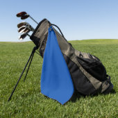 Kobalt blauwe vaste kleur golfhanddoek (Groen)