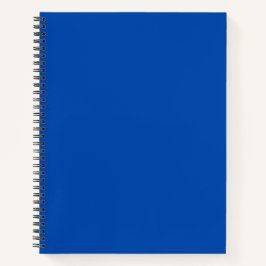 Kobalt blauwe vaste kleur notitieboek