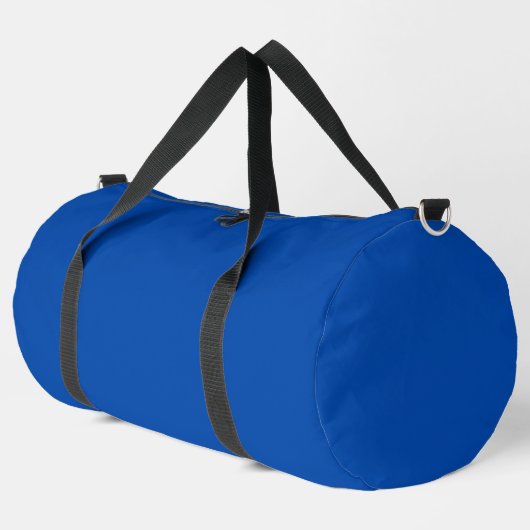 Kobalt blauwe vaste kleur plunjezak (Linkerhoek)
