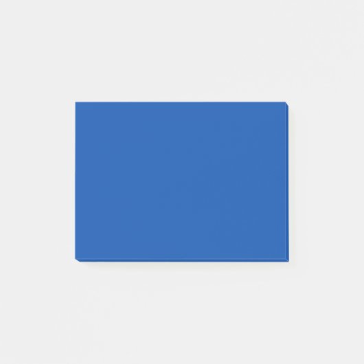Kobalt blauwe vaste kleur post-it® notes (Voorkant)