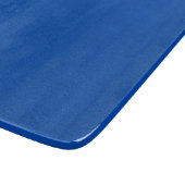 Kobalt blauwe vaste kleur snijplank (Hoek)