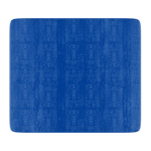 Kobalt blauwe vaste kleur snijplank (Voorkant)