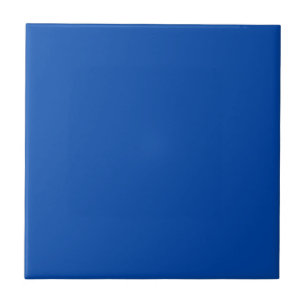 Kobalt blauwe vaste kleur tegeltje