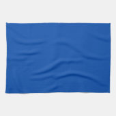 Kobalt blauwe vaste kleur theedoek (Horizontaal)