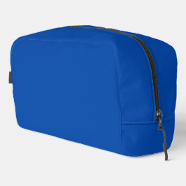 Kobalt blauwe vaste kleur toilettasje