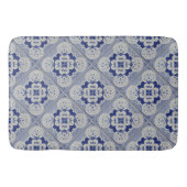 Kobalt Blue Ceramic Tile Badmat (Voorkant)