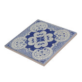 Kobalt Blue Ceramic Tile Tegeltje (Zijkant)
