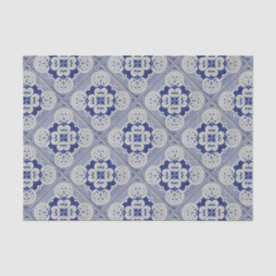 Kobalt Blue Ceramic Tile Tissuepapier