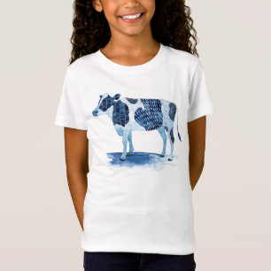Kobalt Blue Farm Animals - Kabeljauw T-shirt