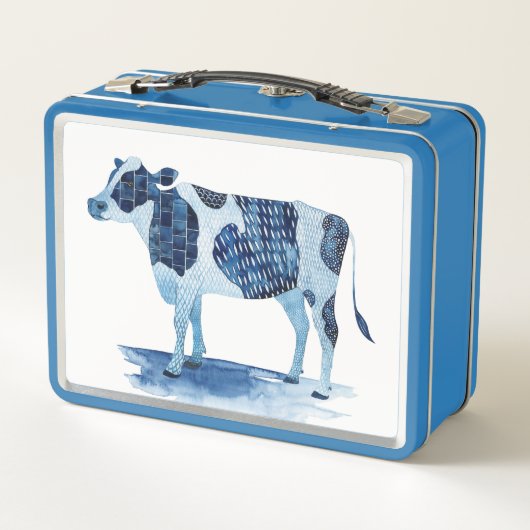 Kobalt Blue Farm Animals - Koe (Achterkant)