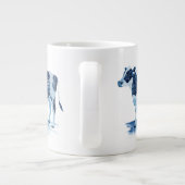Kobalt Blue Farm Animals - Koe Grote Koffiekop (Achterkant)