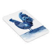 Kobalt Blue Farm Animals - Rooster Magneet (Rechterzijde)