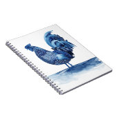 Kobalt Blue Farm Animals - Rooster Notitieboek (Rechterzijde)