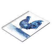 Kobalt Blue Farm Animals - Rooster Notitieboek (Linkerzijde)