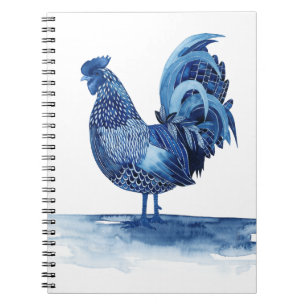 Kobalt Blue Farm Animals - Rooster Notitieboek