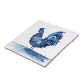 Kobalt Blue Farm Animals - Rooster Tegeltje (Zijkant)