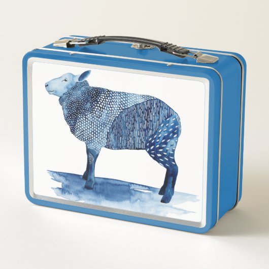 Kobalt Blue Farm Animals - Schapen (Achterkant)
