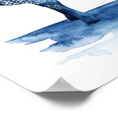 Kobalt Blue Farm Animals - Schapen Poster (Hoek)