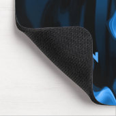 Kobalt Blue Flames | Gepersonaliseerd Muismat (Hoek)