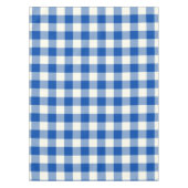 Kobalt Blue Gingham / Buffalo Check Tablecloth Tafelkleed (Voorkant)