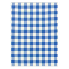 Kobalt Blue Gingham / Buffalo Check Tablecloth Tafelkleed